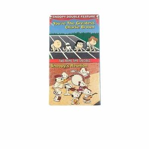 You're The Greatest Charlie Brown Snoopy's Reunion VHS Tape